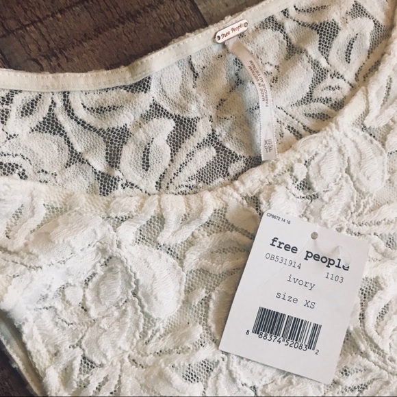 NWT Free People Miles of Lace Dress - Picture 4 of 6